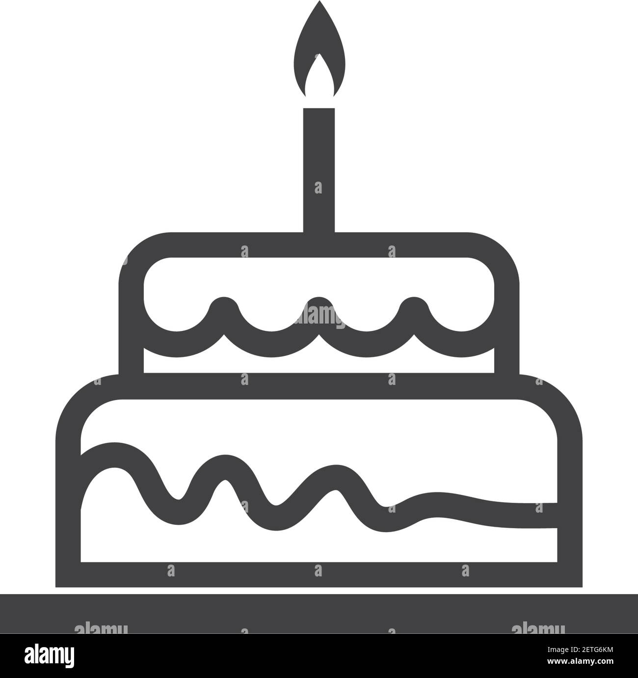 Cake logo vector ilustration template Stock Vector Image & Art Alamy