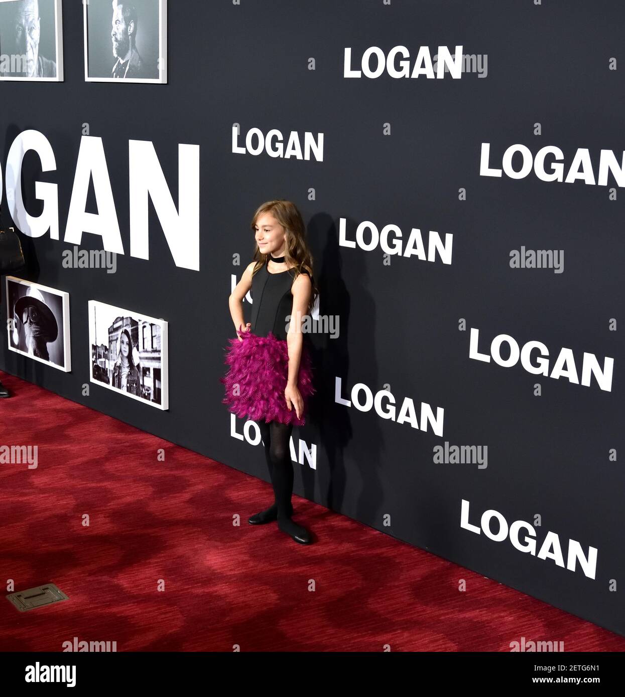 Actress Ashlyn Casalegno attends the screening of "Logan" at the Rose