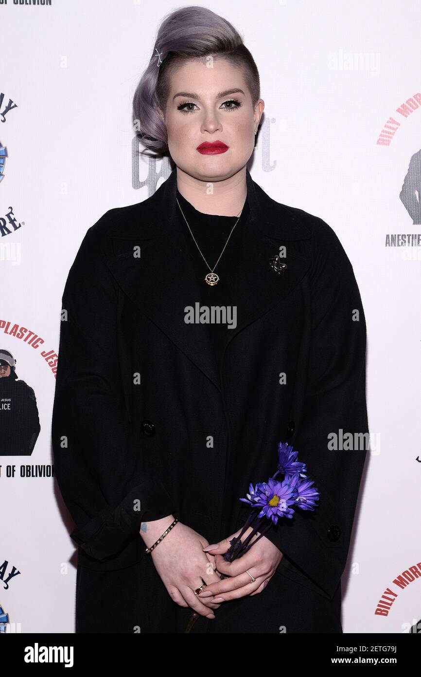 Kelly Osbourne attends artist Plastic Jesus gallery opening at the