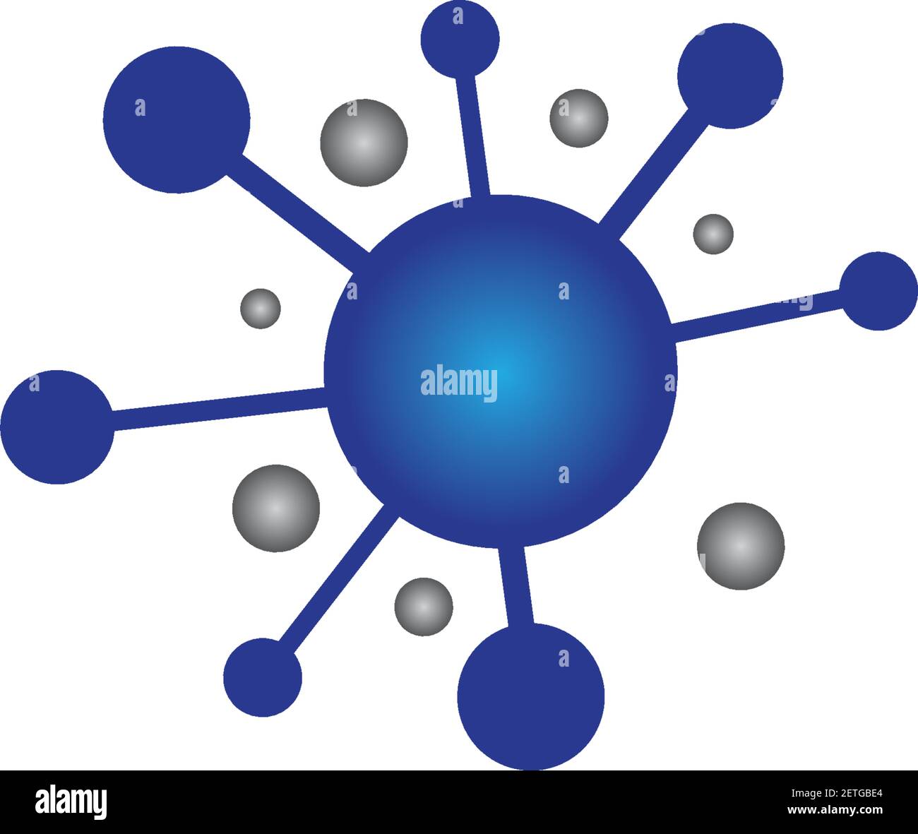 Molecule logo template vector icon illustration design Stock Vector ...