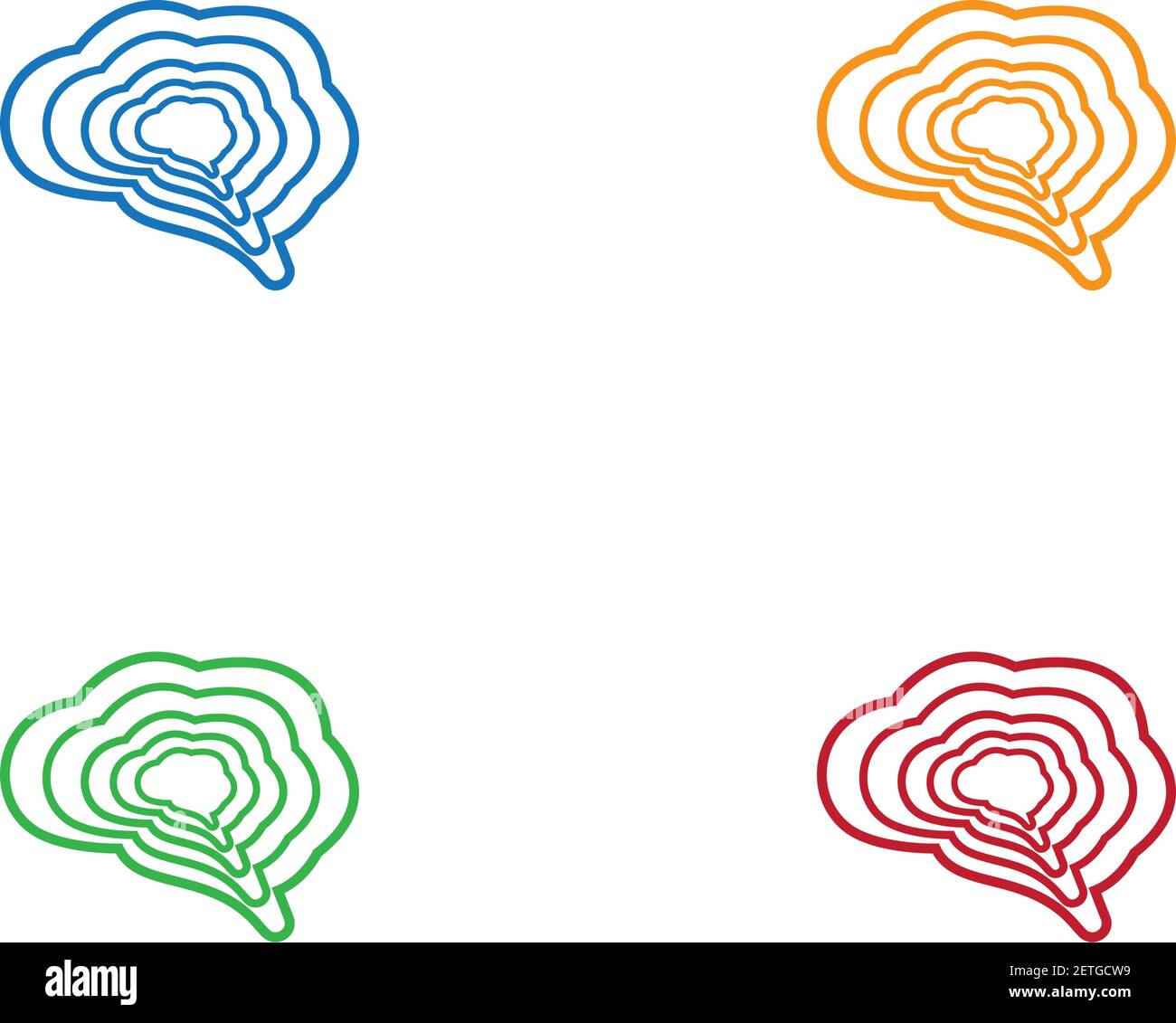 Human brain vector images hi-res stock photography and images - Alamy