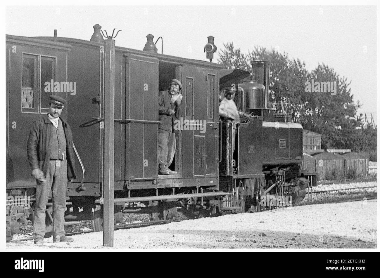 Photo Debray-Bollez - Train EFC à Crevecoeur. Stock Photo