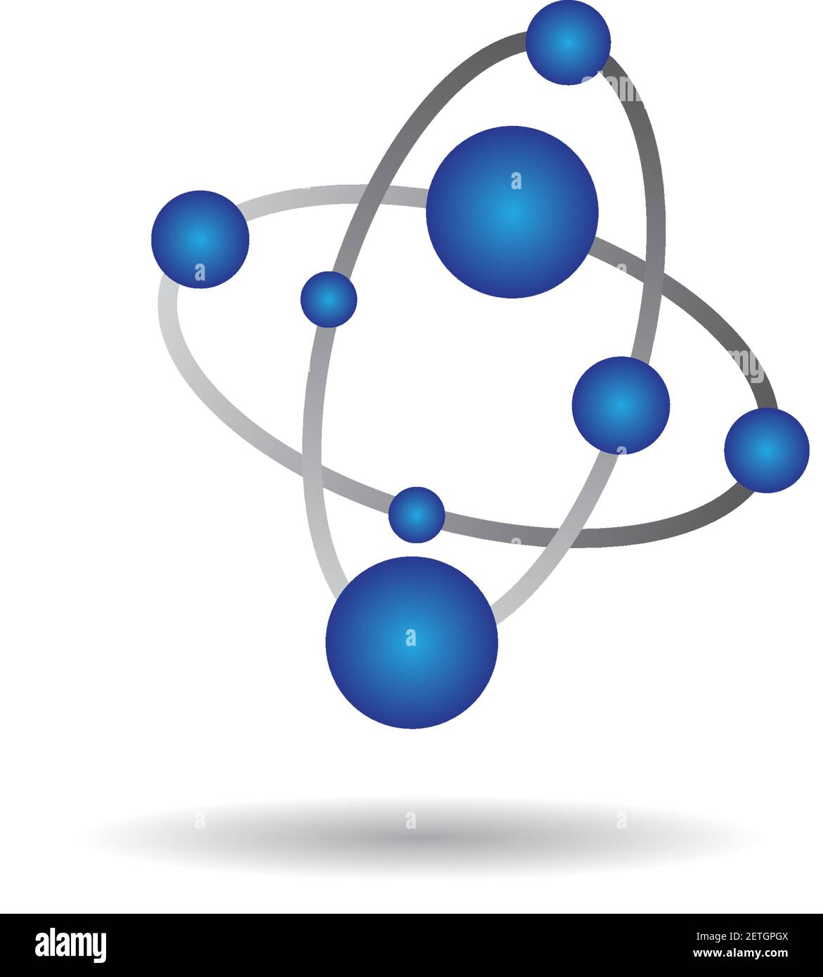 Molecule logo template vector icon illustration design Stock Vector ...