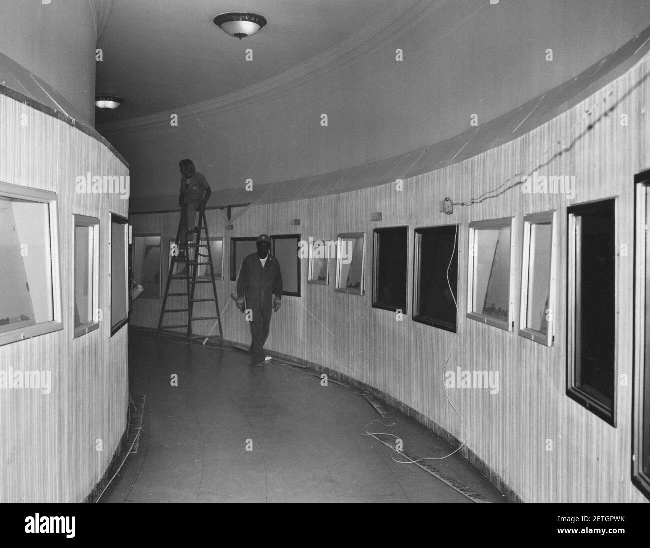 Photograph of Renovation of Circular Gallery Stock Photo - Alamy