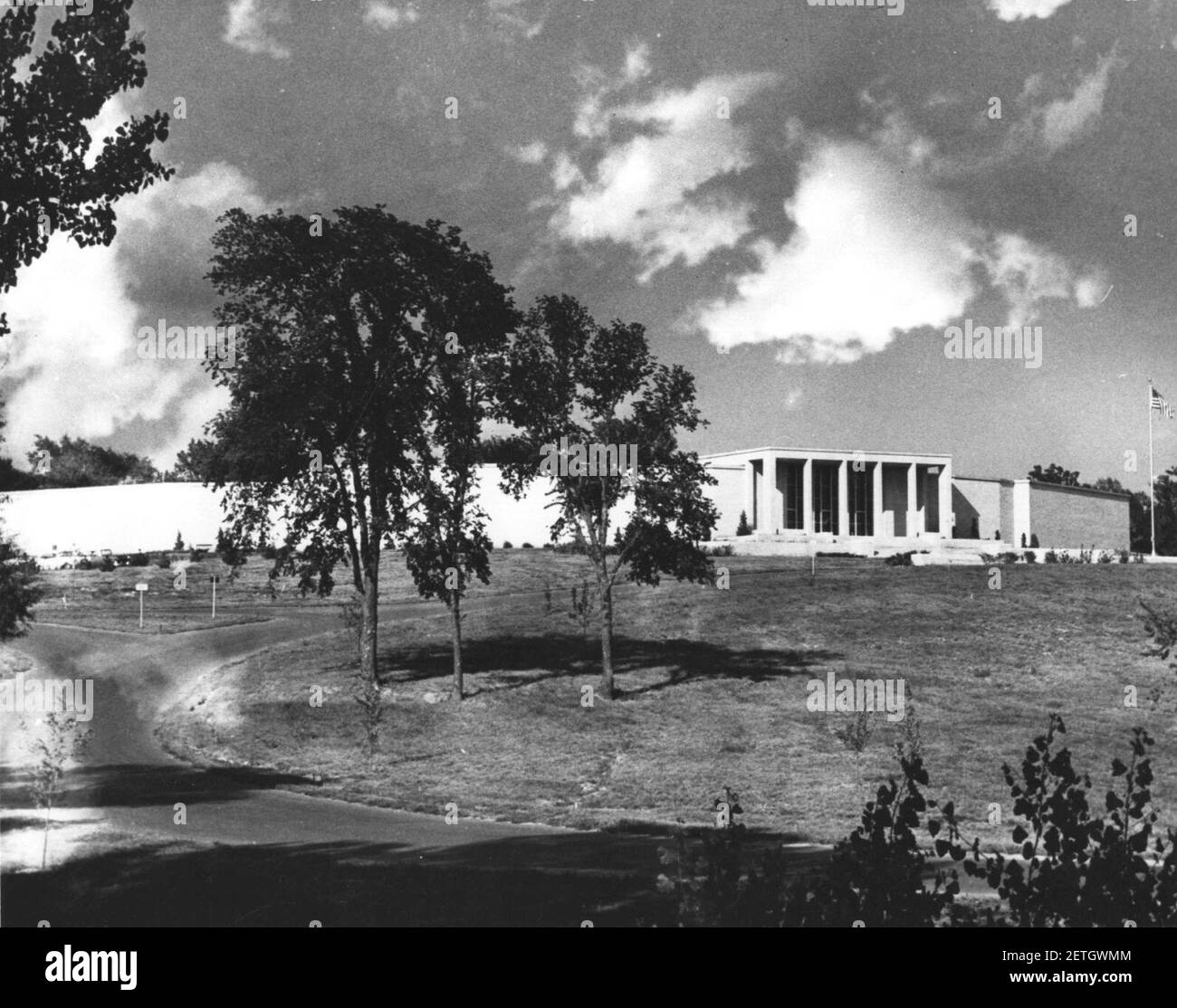 Photograph of Truman Library Stock Photo