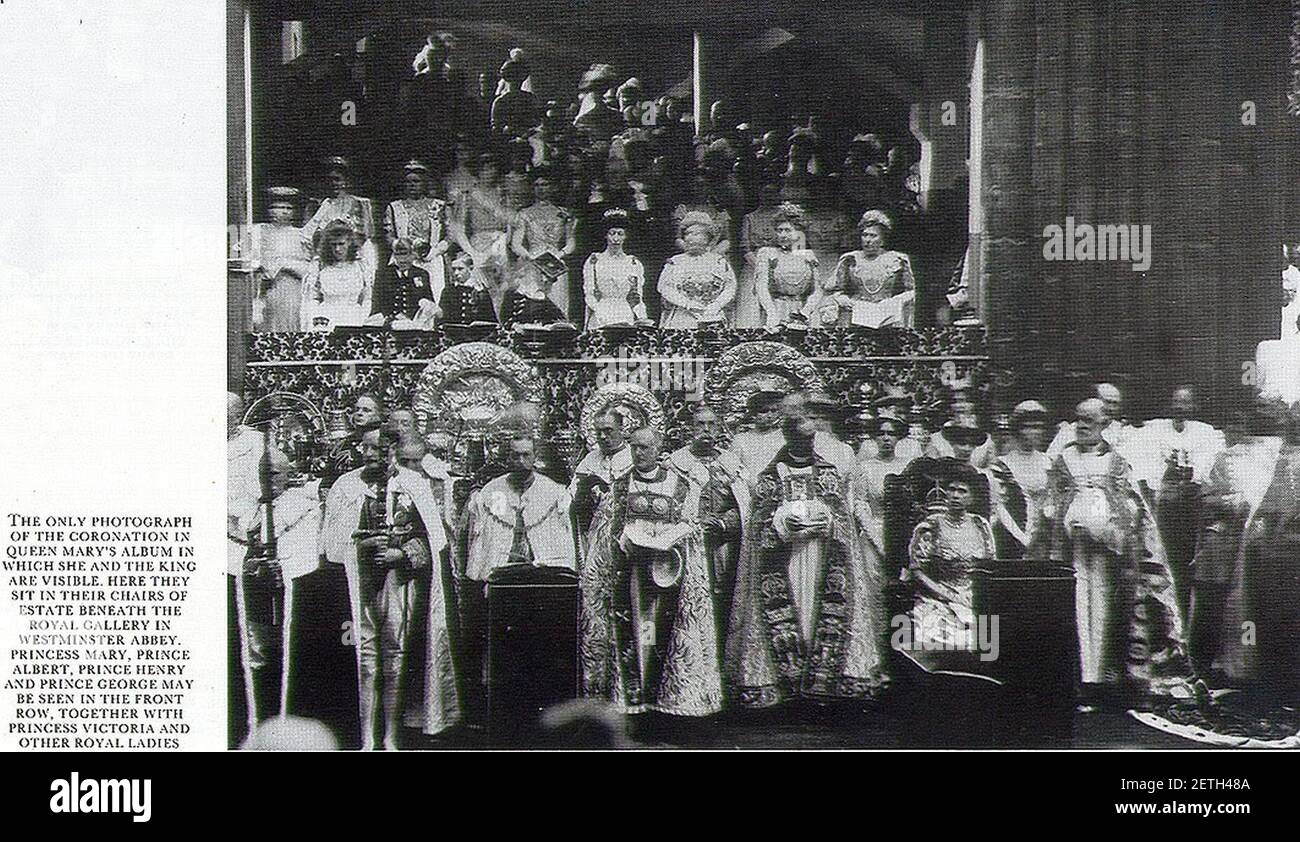 Coronation of george v hi-res stock photography and images - Alamy