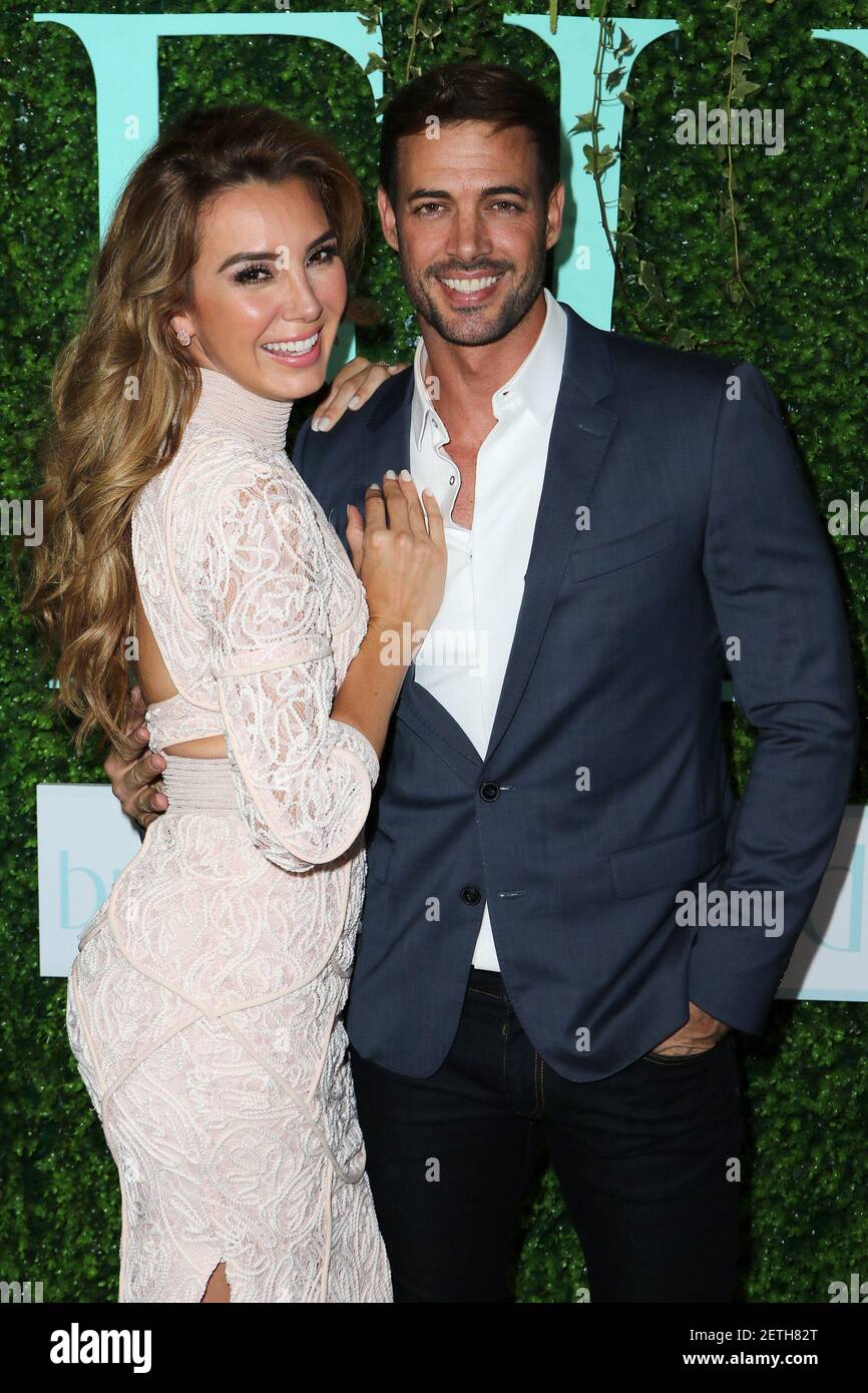 MIAMI, FL - MARCH 1: Elizabeth Gutierrez and William Levy are seen at the Elizabeth  Gutierrez 'ELY' Skin Care Line launch event at the SLS Brickell on March 1,  2017 in Miami,
