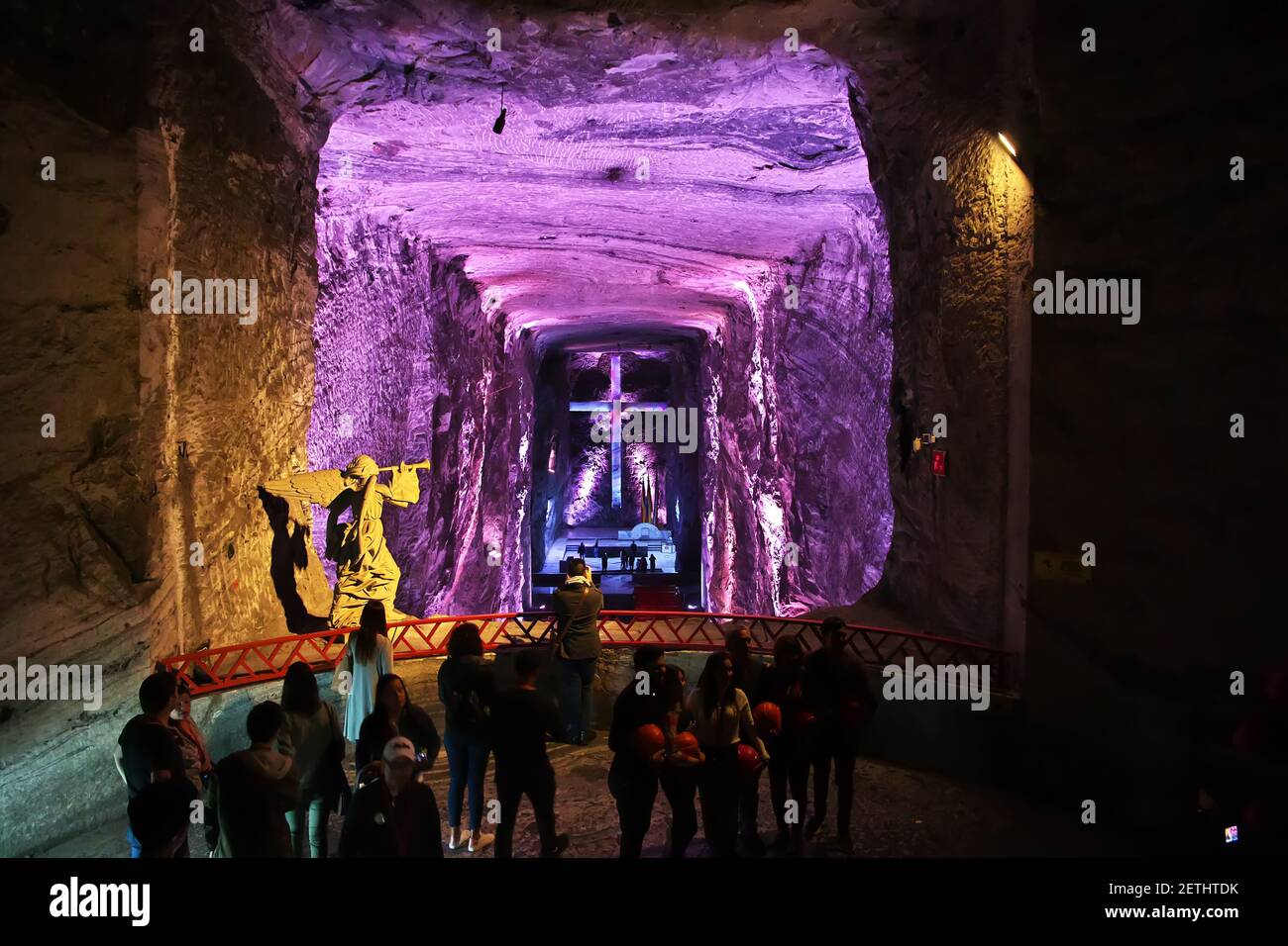 Catedral de Sal de Zipaquira, the church in the salt mine, Zipaquira, Colombia Stock Photo Alamy