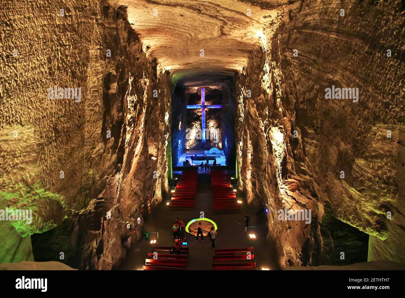 Catedral de Sal de Zipaquira, the church in the salt mine, Zipaquira, Colombia Stock Photo Alamy