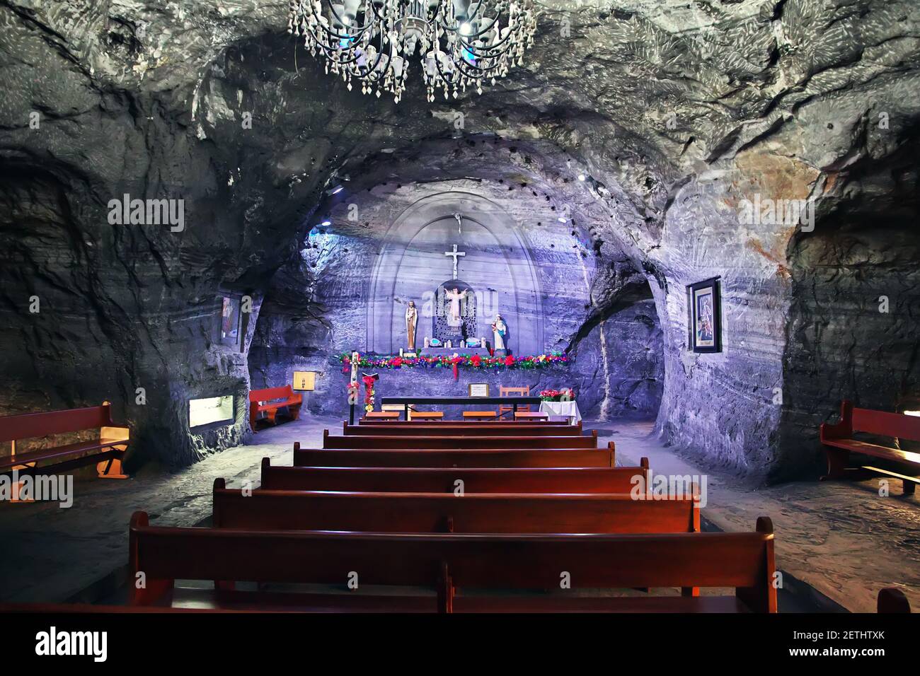 Catedral de Sal de Zipaquira, the church in the salt mine, Zipaquira, Colombia Stock Photo Alamy