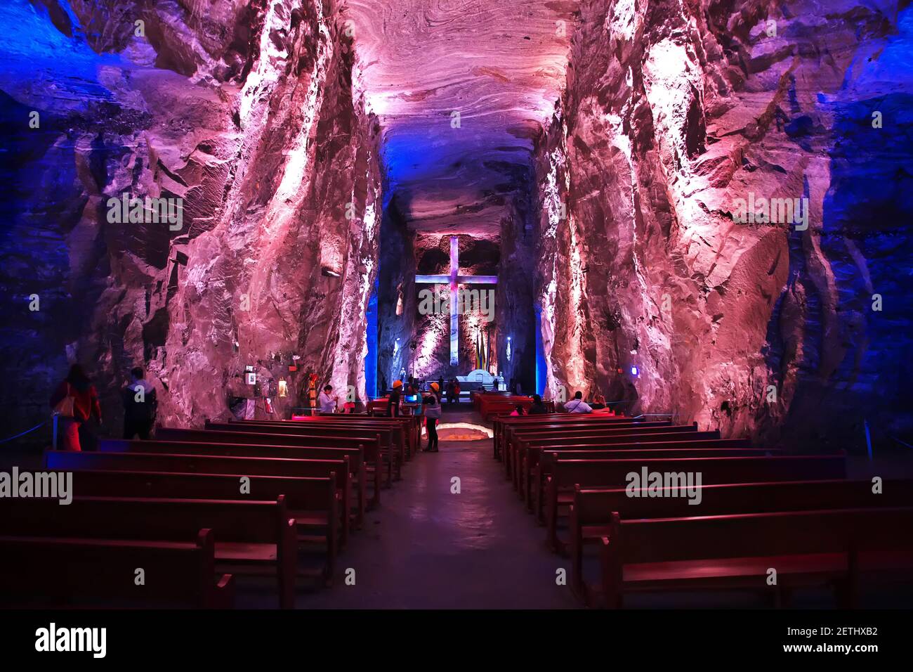 Catedral de Sal de Zipaquira, the church in the salt mine, Zipaquira, Colombia Stock Photo Alamy