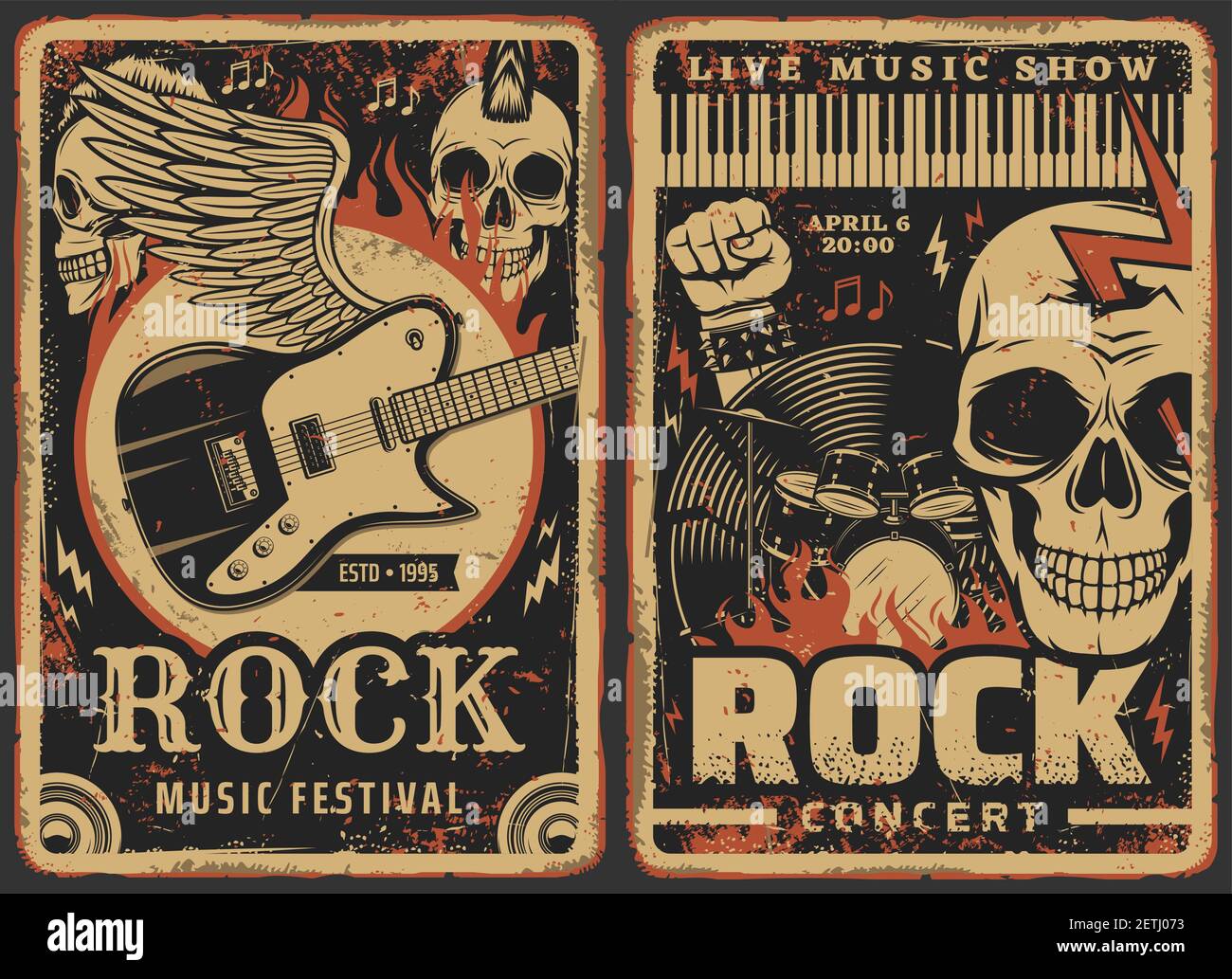 CLASSIC　ROCK POSTERS From Death Cab to the Grateful Dead, an Artist Reimagines