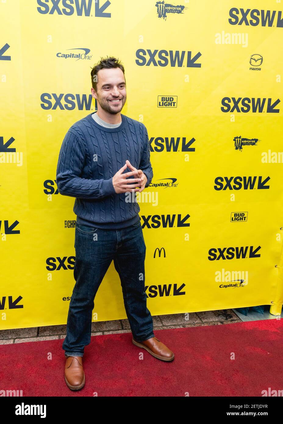 AUSTIN, TX - MARCH 11: Actor Jake Johnson attends the premiere of 'Win It  All' premiere 2017 SXSW Conference and Festivals on March 11, 2017 in  Austin, Texas. (Photo by Maggie Boyd) ***