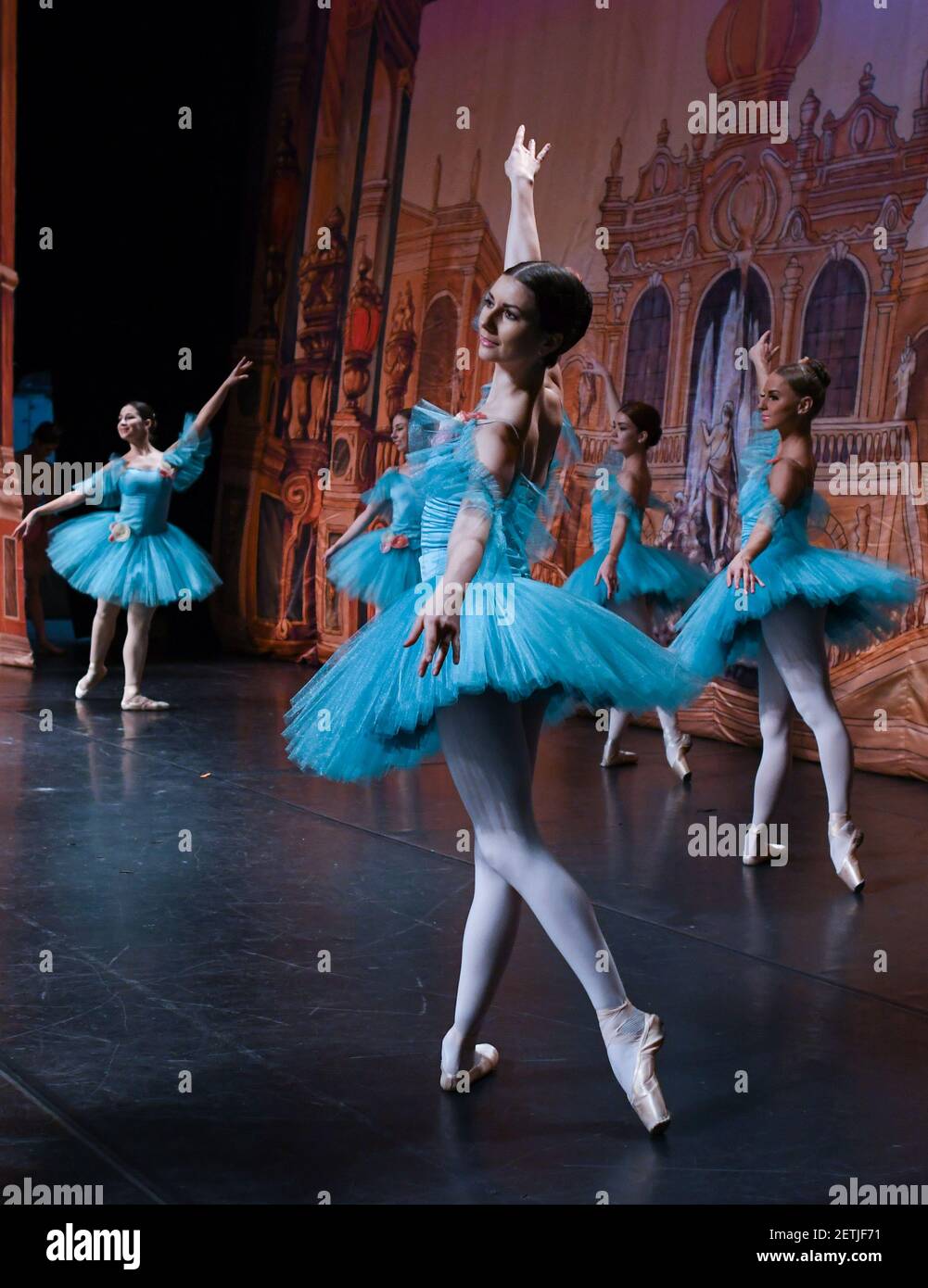 A scene from 'Sleeping Beauty' performed by The Royal Moscow Ballet during  their Irish Tour 2017, in The Helix, Dublin. On Saturday, March 11, 2017,  in Dublin, Ireland. Photo by Artur Widak ***
