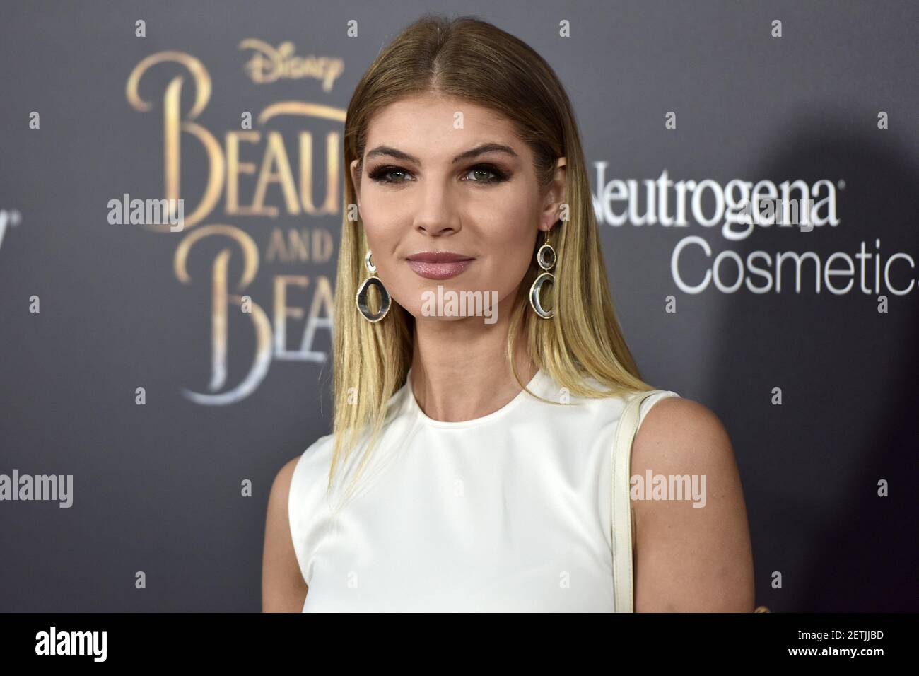 Ashley Haas attends the 'Beauty And The Beast' New York screening at