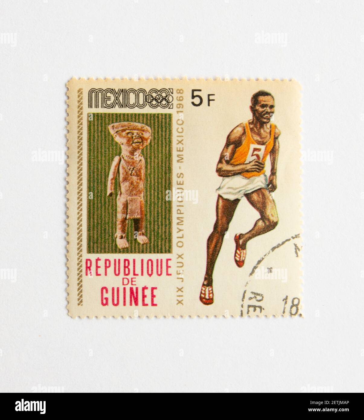 Lot De Timbres Mauritius UK Jeux Olympiques - 100 Unités - Occasion