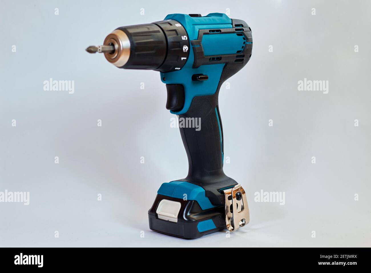 Professional screwdriver for work. Screw driver for screwing screws