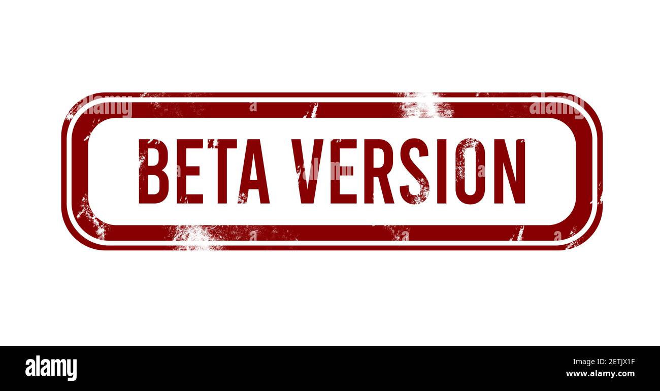 Beta version hi res stock photography and images alamy