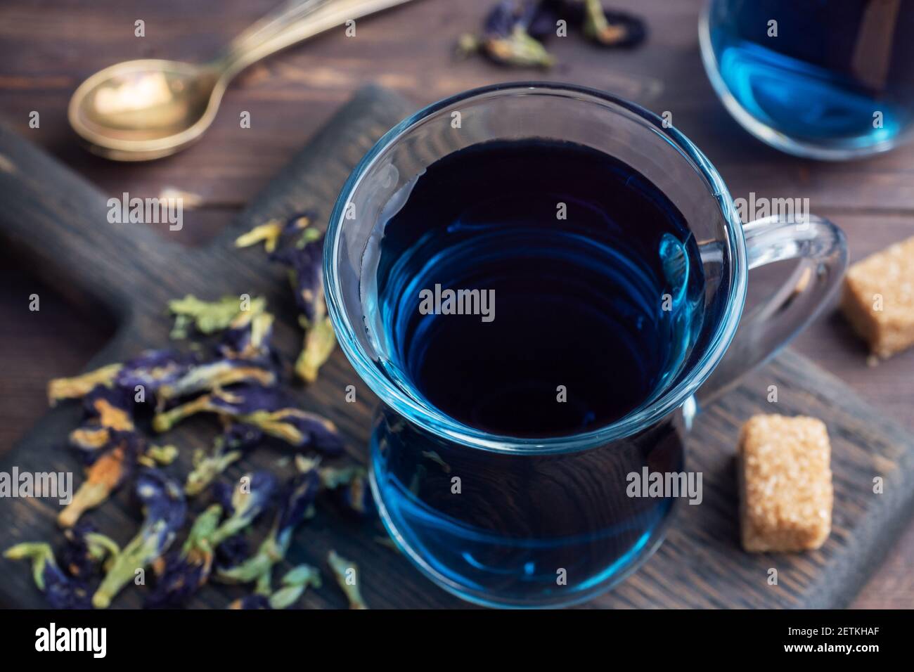 Blue tea anchan hi-res stock photography and images - Alamy