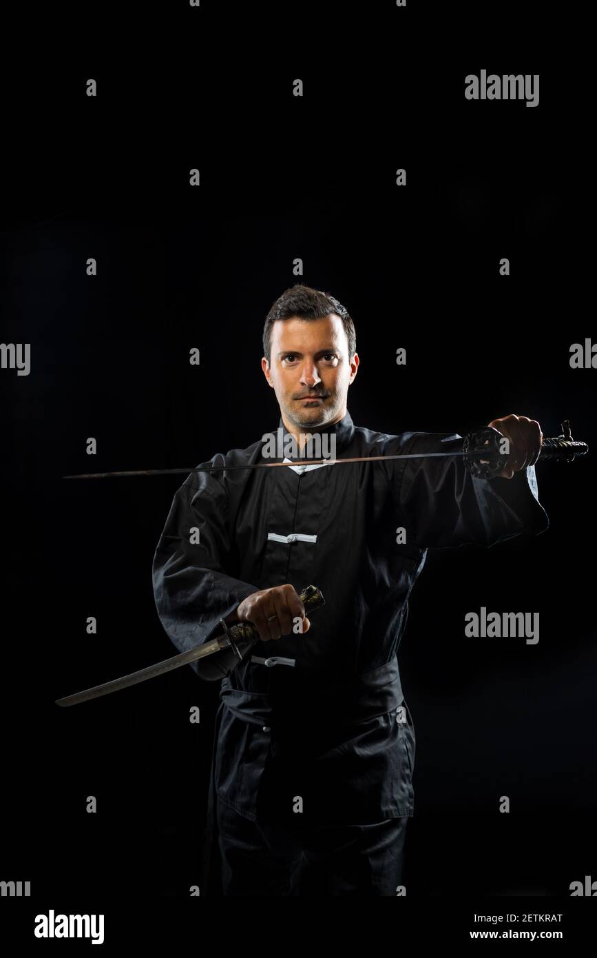 Tai Chi instructor martial arts Stock Photo Alamy