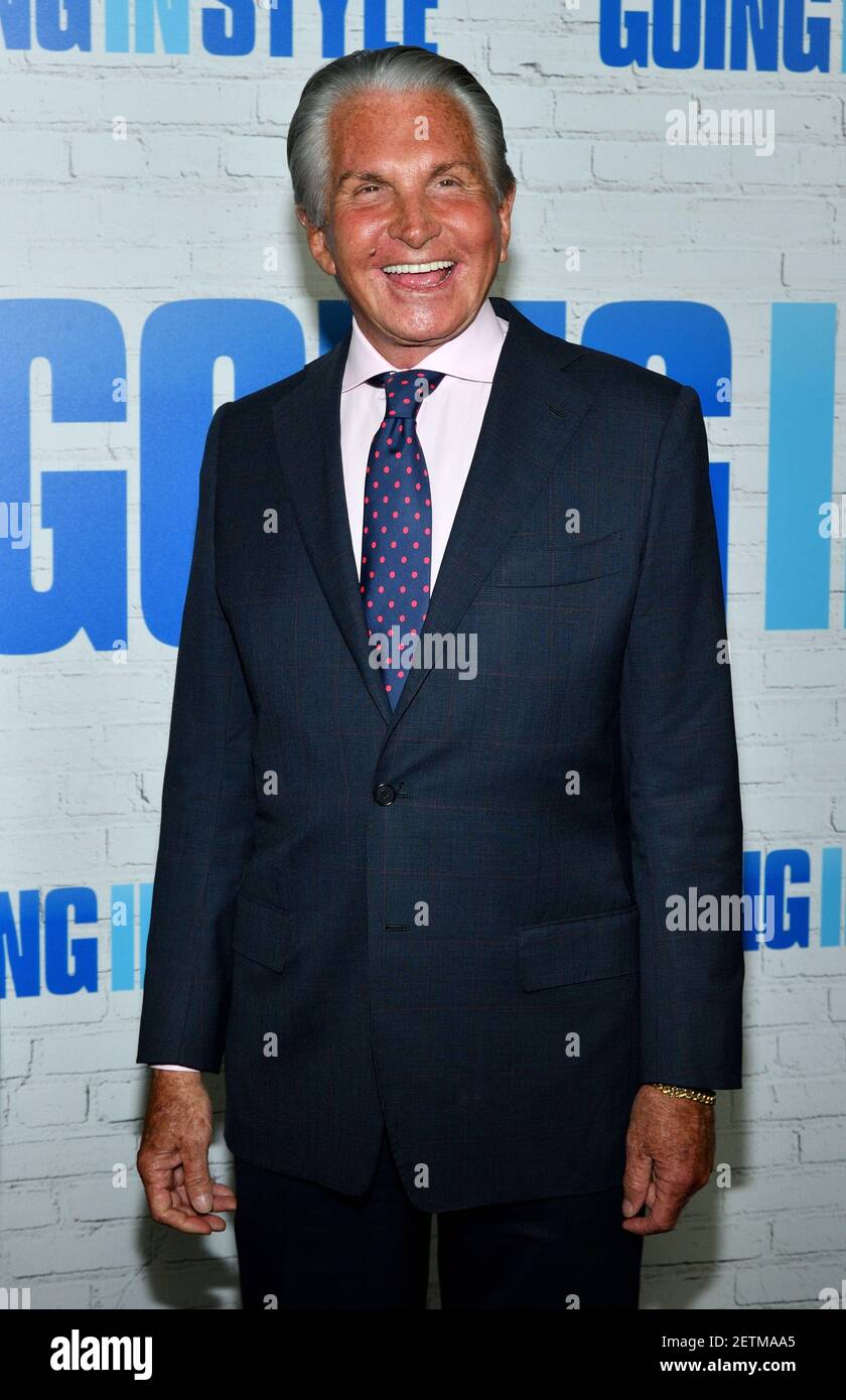 Actor George Hamilton attends the world premiere of Going In Style at ...
