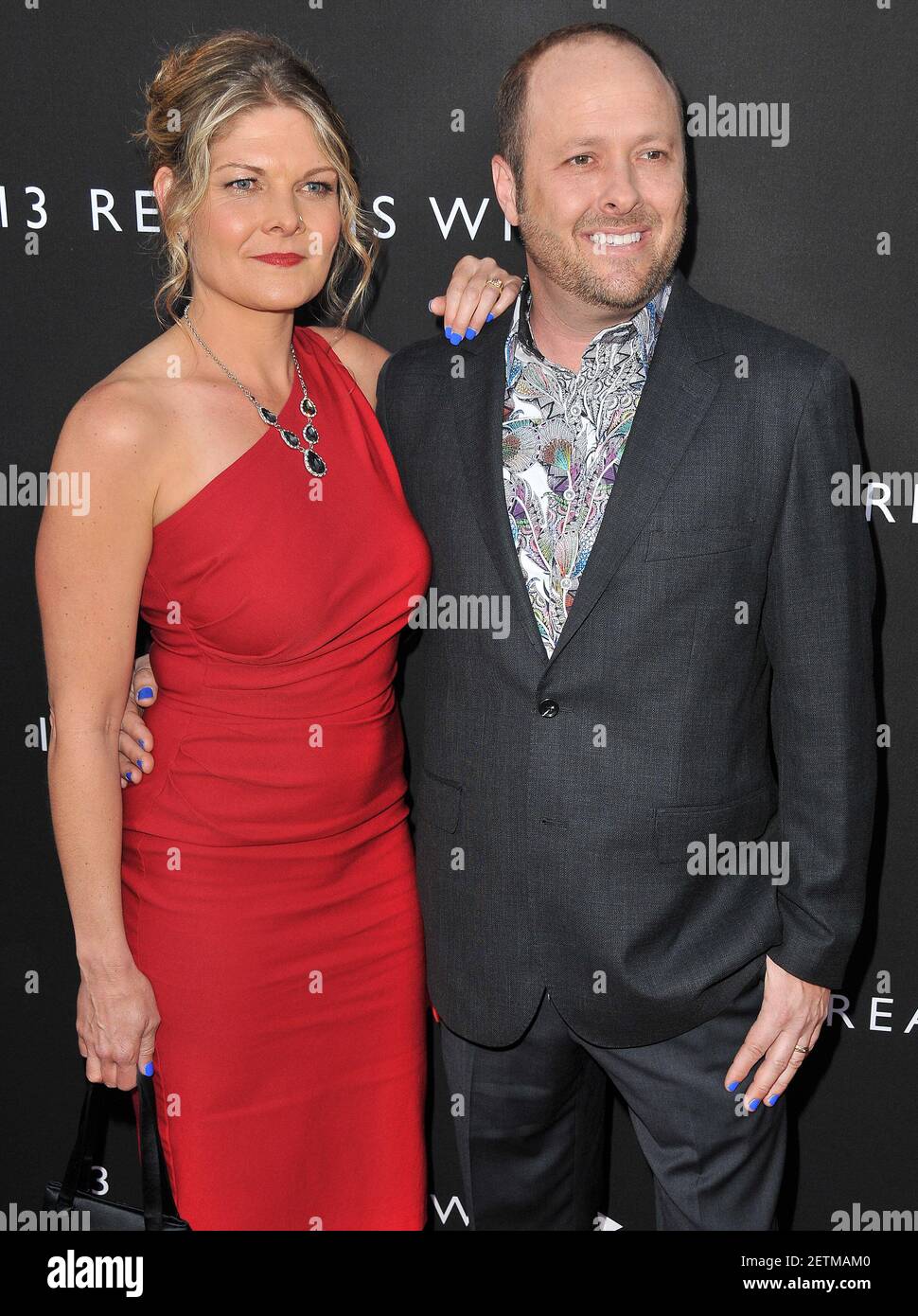 (LR) Joan Marie and Author Jay Asher at Netflix's "13 Reasons Why" Los