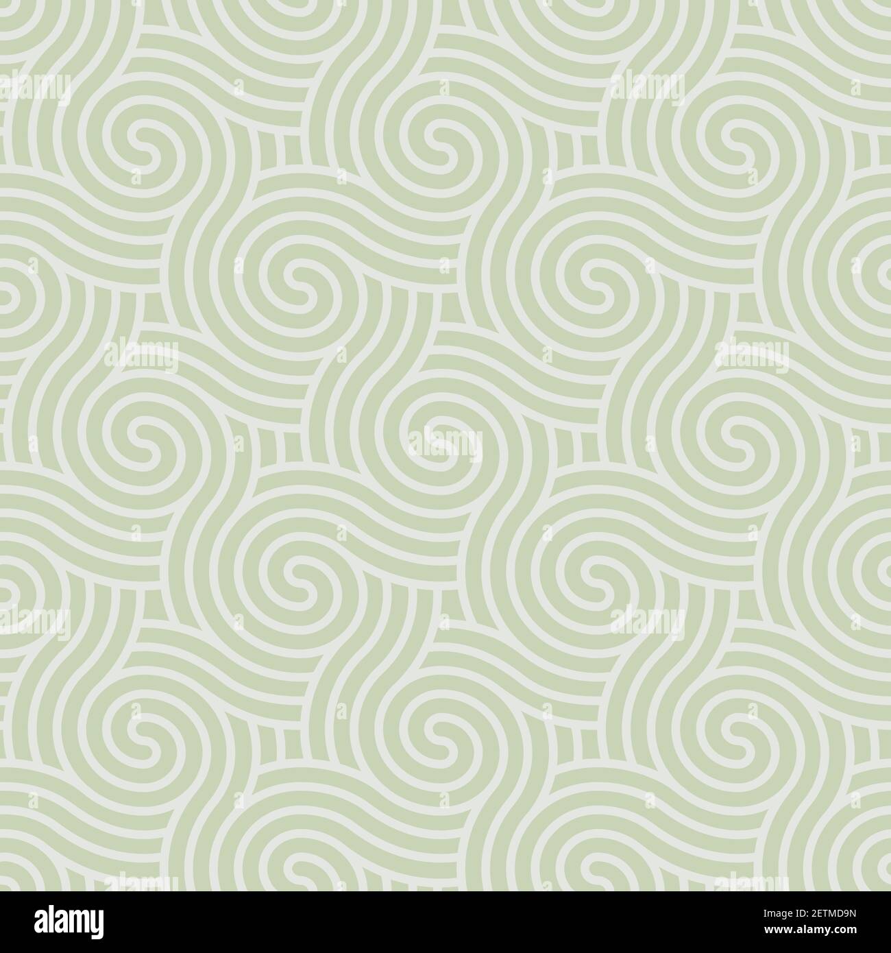 A retro seamless pattern with beige geometric motifs. Stock Vector