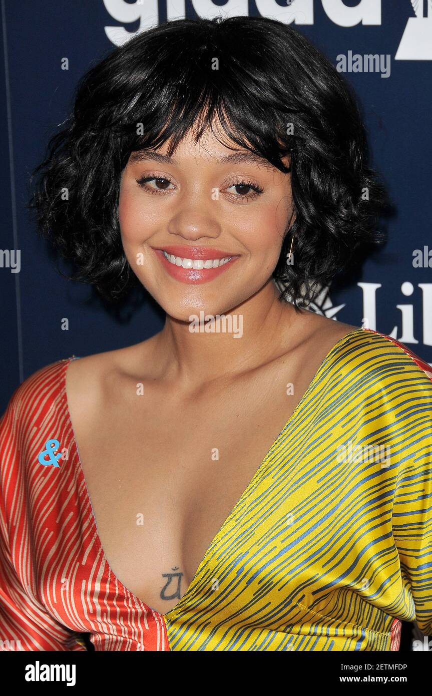 Kiersey Clemons arrives at the 28th Annual GLAAD Media Awards held at