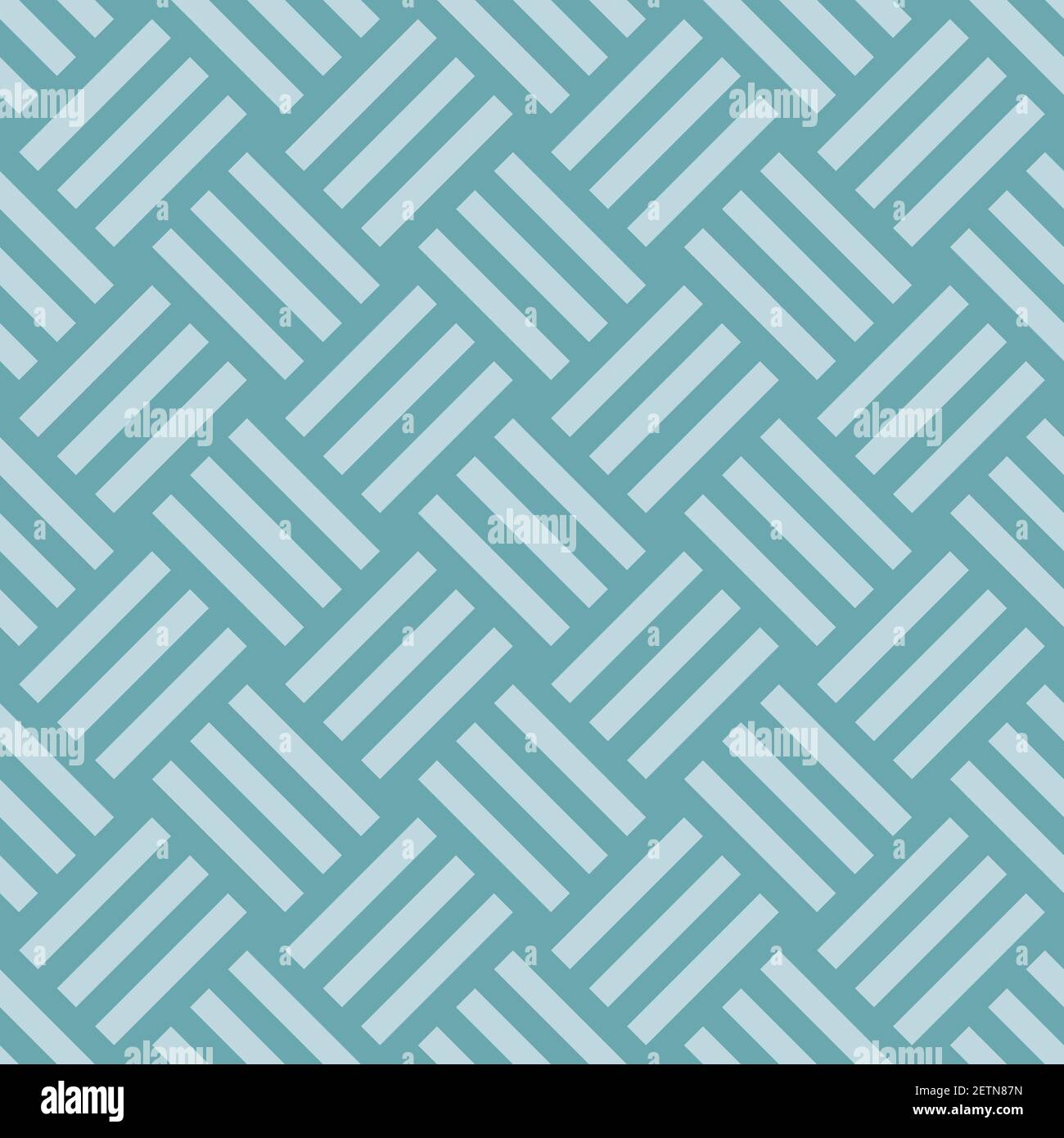 A retro seamless pattern with green geometric motifs. Stock Vector