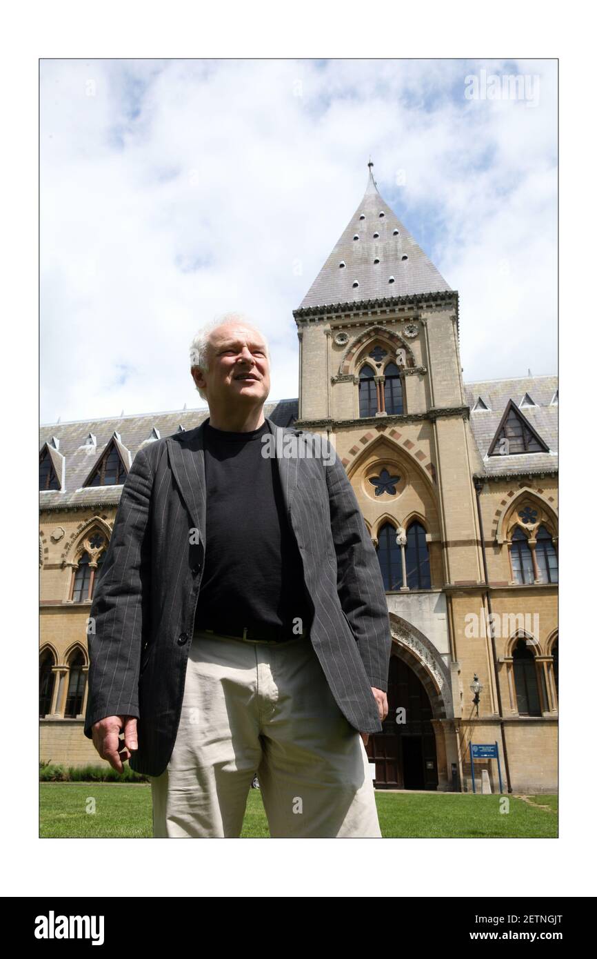 Edward Mayer (black Jacket)London Swifts campaign, in front of the tower of the Oxford museum of Natural History, where  Swift guardian Roy Overall keeps an eye on the nesting Swifts.photograph by David Sandison The Independent Stock Photo