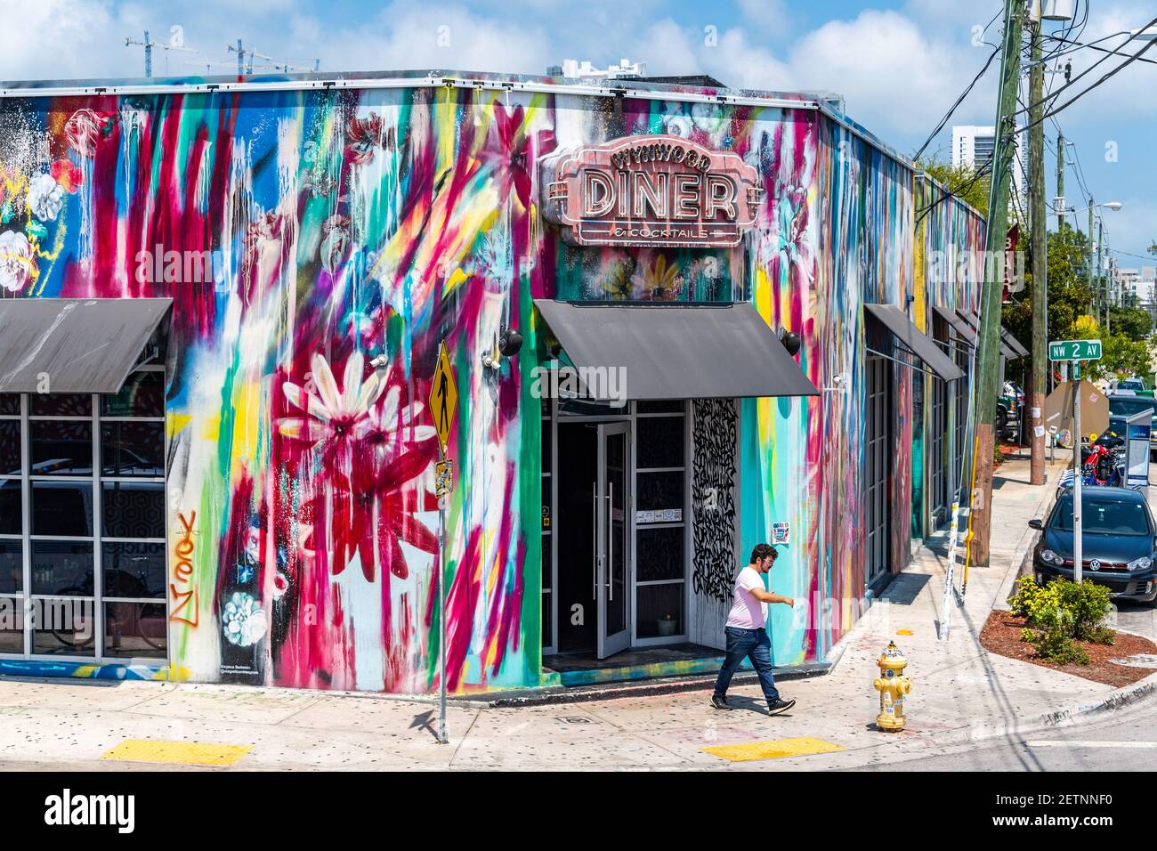 Miami, USA, The Wynwood Walls which is a unique outdoor destination