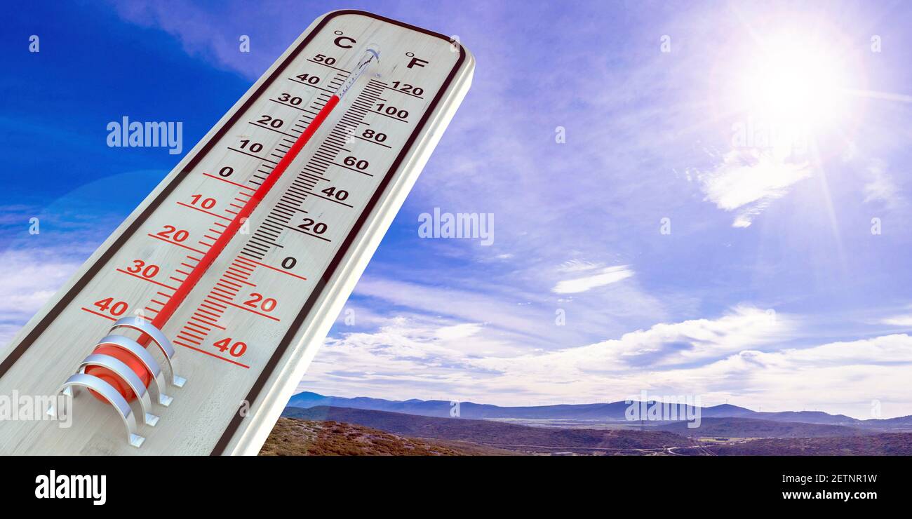 https://c8.alamy.com/comp/2ETNR1W/summer-heat-high-temperature-outdoors-40-degrees-celcius-scale-hot-desert-weather-thermometer-on-blue-sky-background-sunny-day-3d-illustration-2ETNR1W.jpg