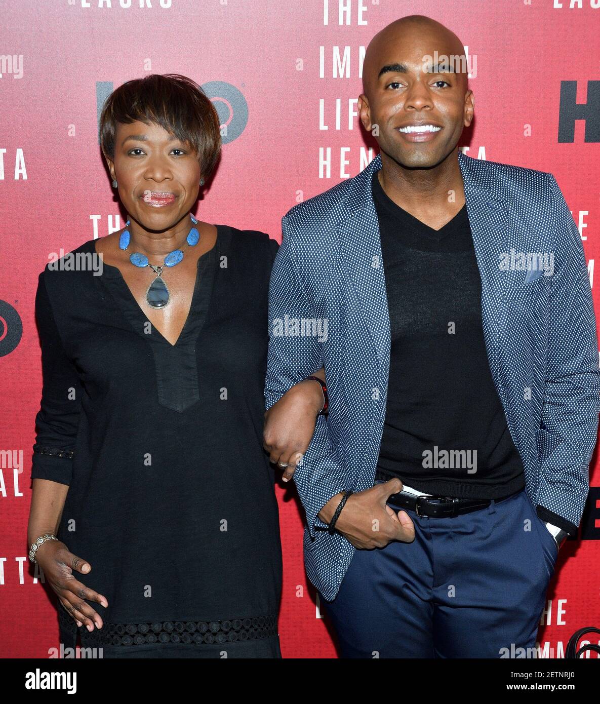 L-R: Journalist Joy-Ann Reid and husband Jason attend the HBO Films  presentation of "The Immortal Life of Henrietta Lacks" at the SVA Theater  in New York, NY on April 18, 2017. (Photo