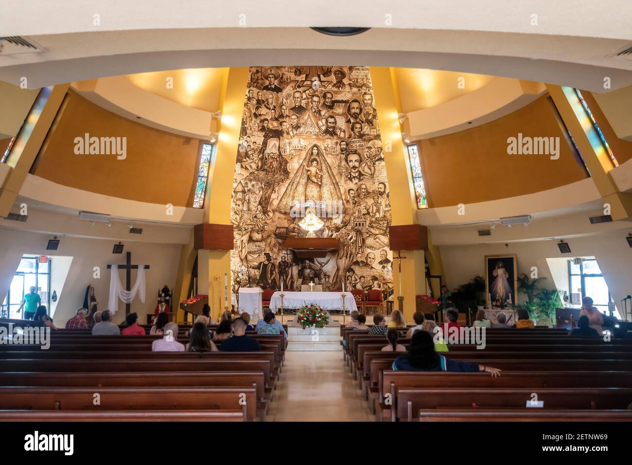 Florida miami ermita de la caridad hires stock photography and images