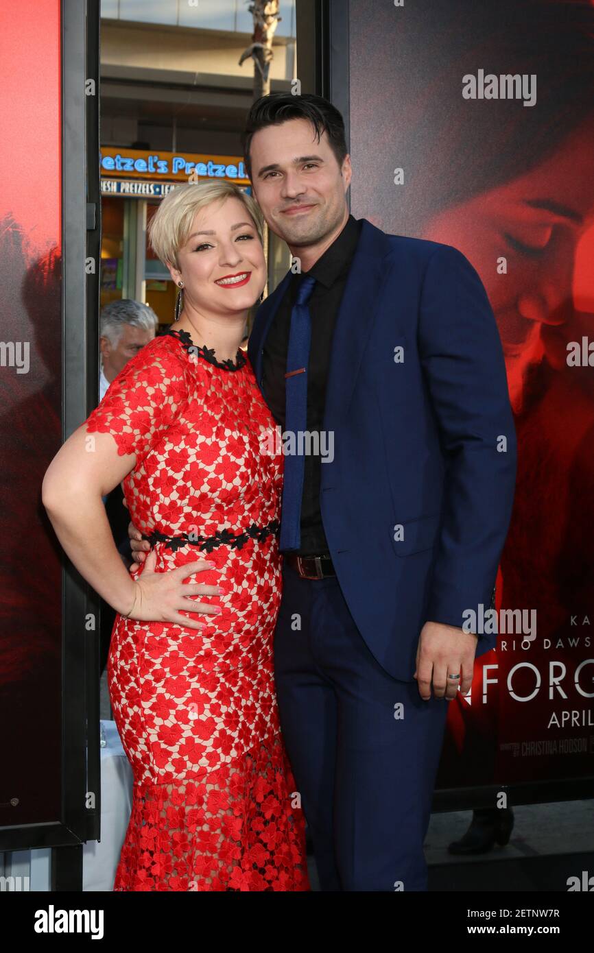 LOS ANGELES - APR 18: Melissa Trn, Brett Dalton at the "Unforgettable"  Premiere at TCL Chinese Theater IMAX on April 18, 2017 in Los Angeles, CA  *** Please Use Credit from Credit Field *** Stock Photo - Alamy