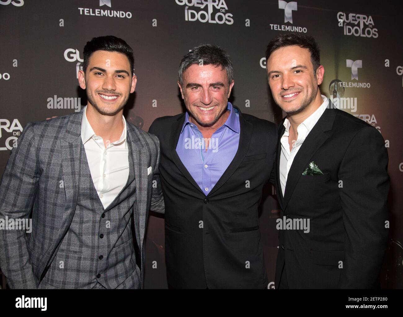 MIAMI BEACH - FLORIDA, APRIL 20: Alejandro Speitzer, Fernando Carrera