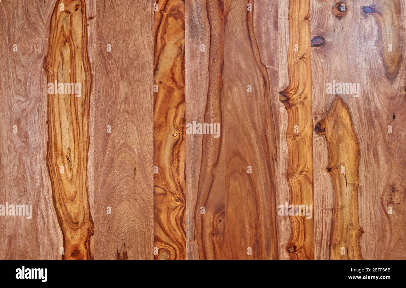 Wooden textured table view from top Stock Photo