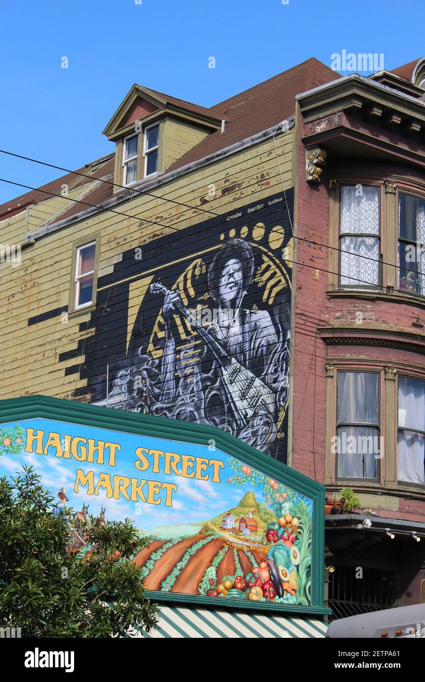 Tårer Footpad øve sig A portrait of Jimi Hendrix adorns the Haight Street building that from time  to time housed the singer-guitarist and his girlfriend -- but mainly his  girlfriend. It's painted red (faded now) in