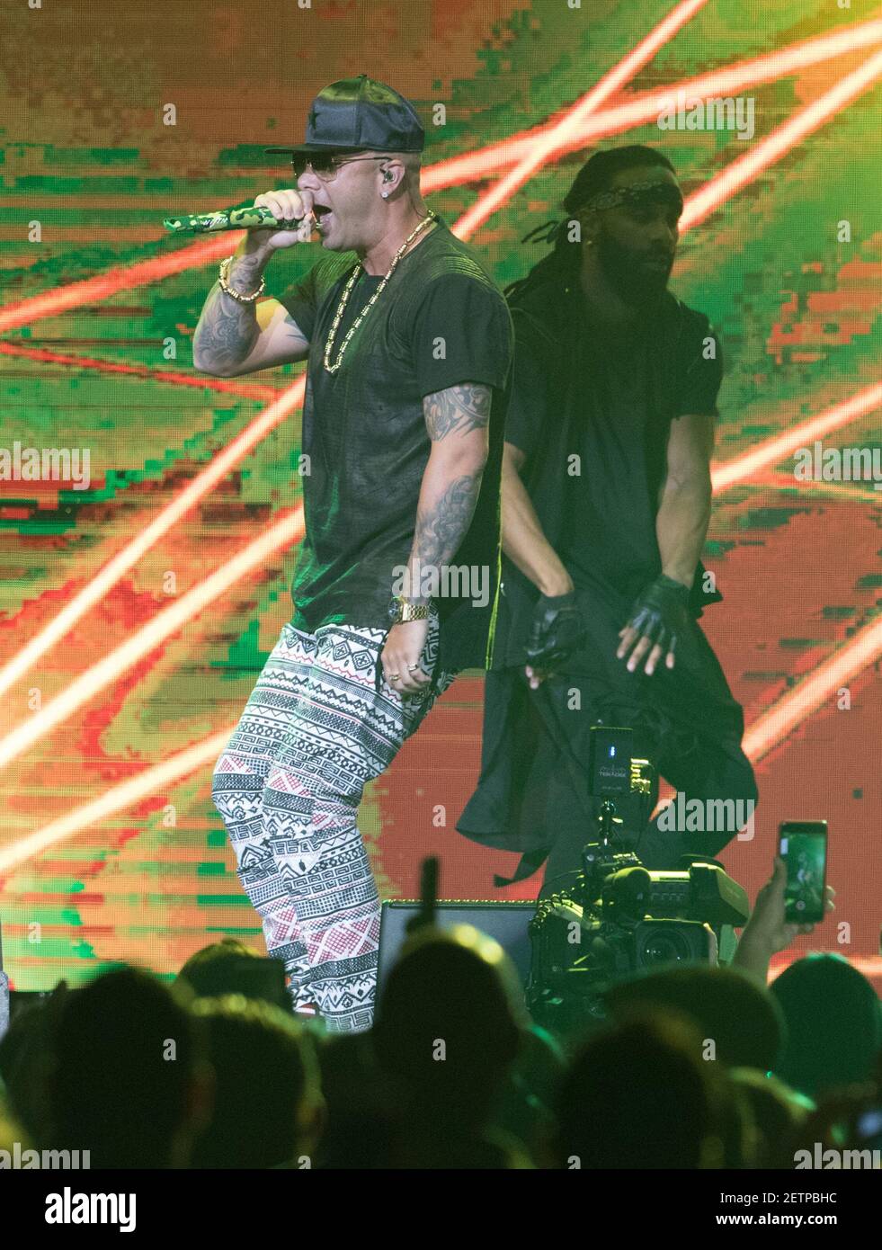 MIAMI, FLORIDA - APRIL 23: Rapper Wisin during the Alex Sensation Miami ...