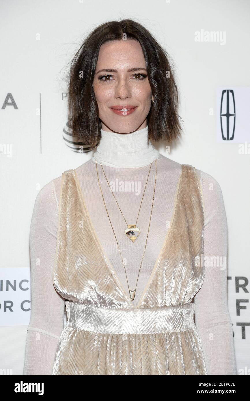 Actress Rebecca Hall attends 'The Dinner' Premiere at BMCC Tribeca PAC ...