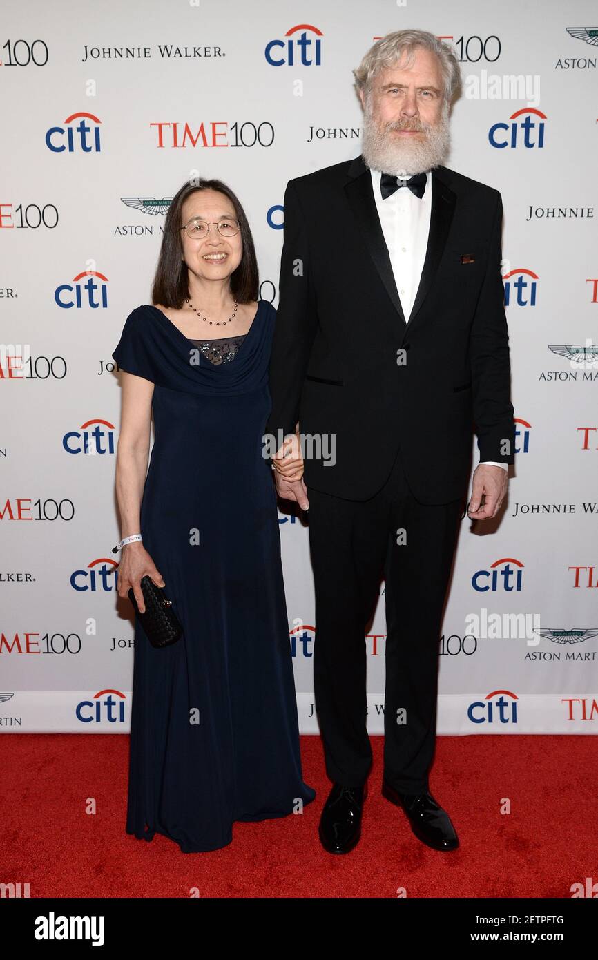 (L-R) Ting Wu and Harvard professor George Church attend the Time 100 ...