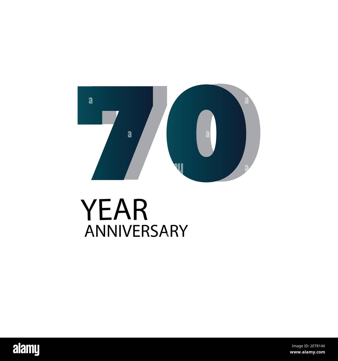 Template 70 years anniversary vector hi-res stock photography and images -  Alamy