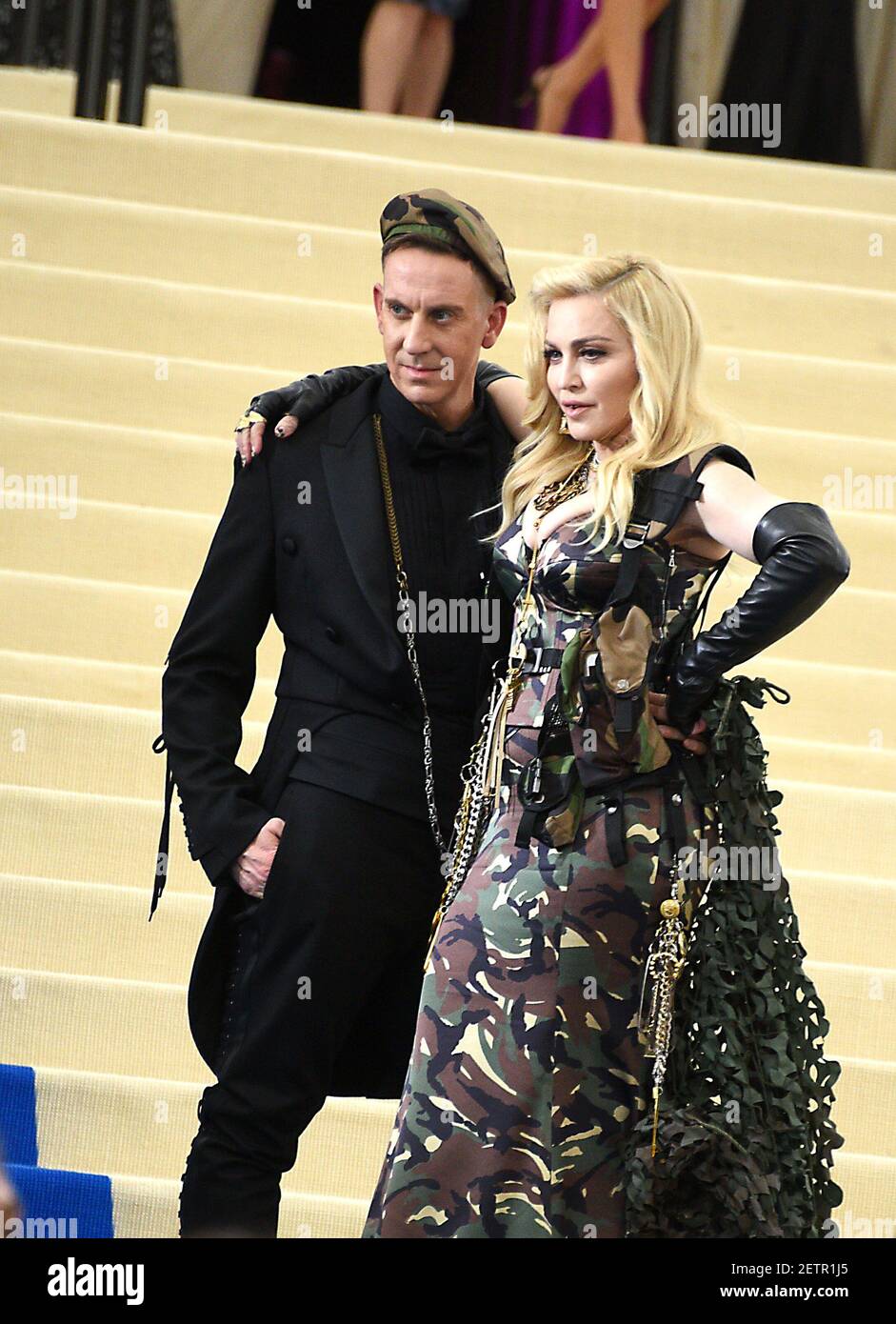 Jeremy Scott and Madonna attends the Costume Institute Gala at the