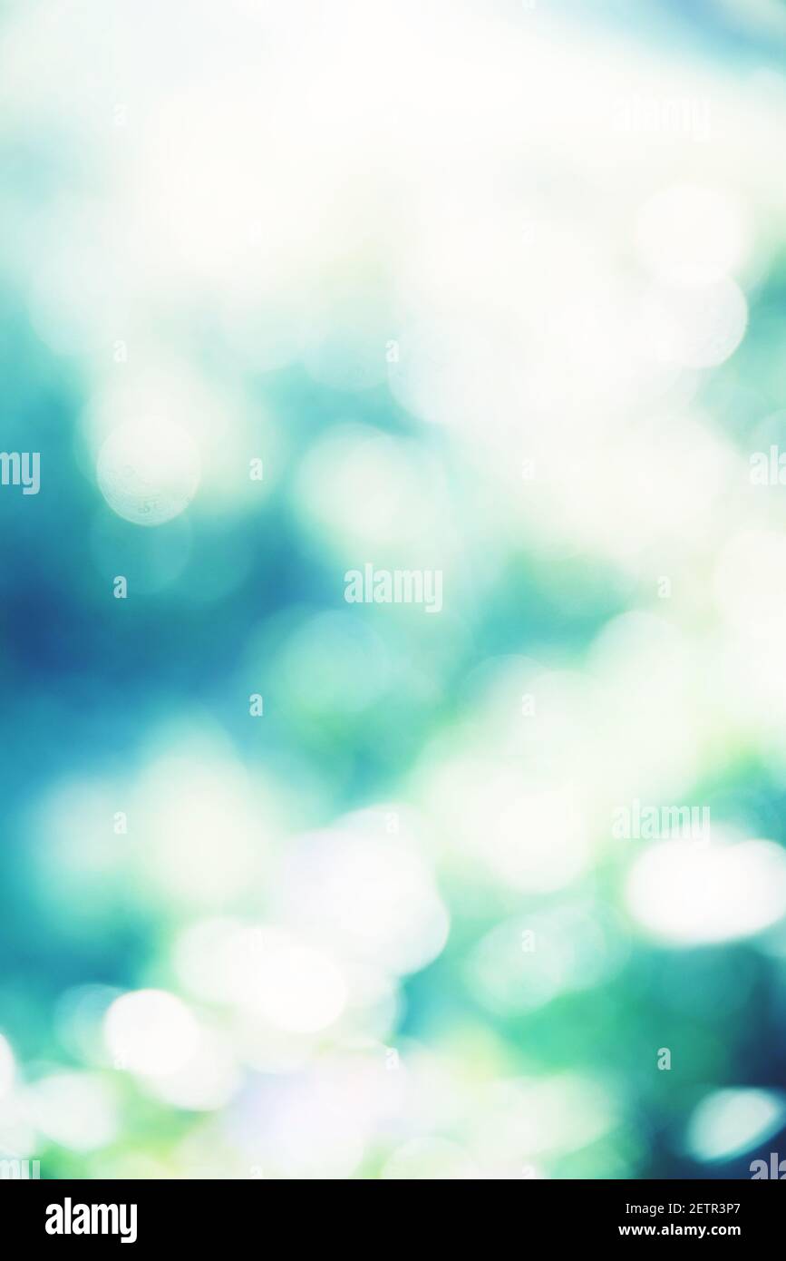 abstract blue christmas bokeh background Stock Photo - Alamy
