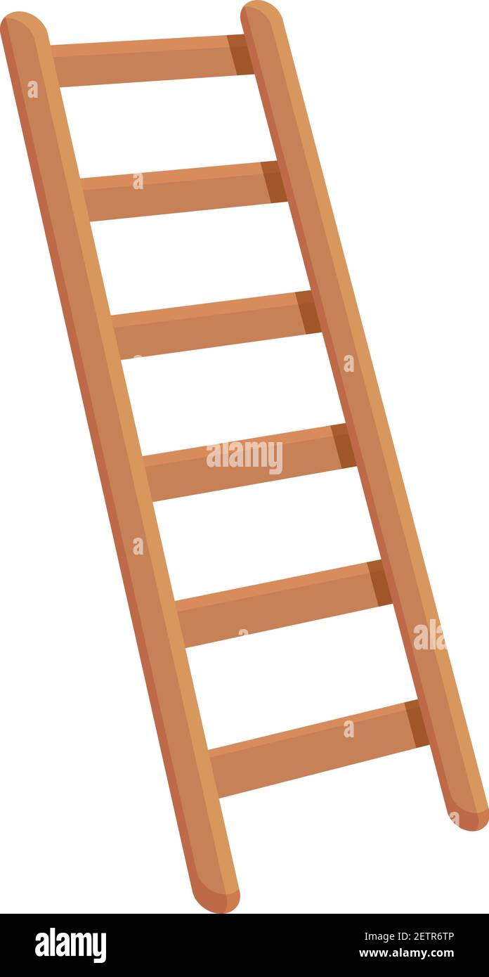 Fire ladder icon. Cartoon of fire ladder vector icon for web design ...