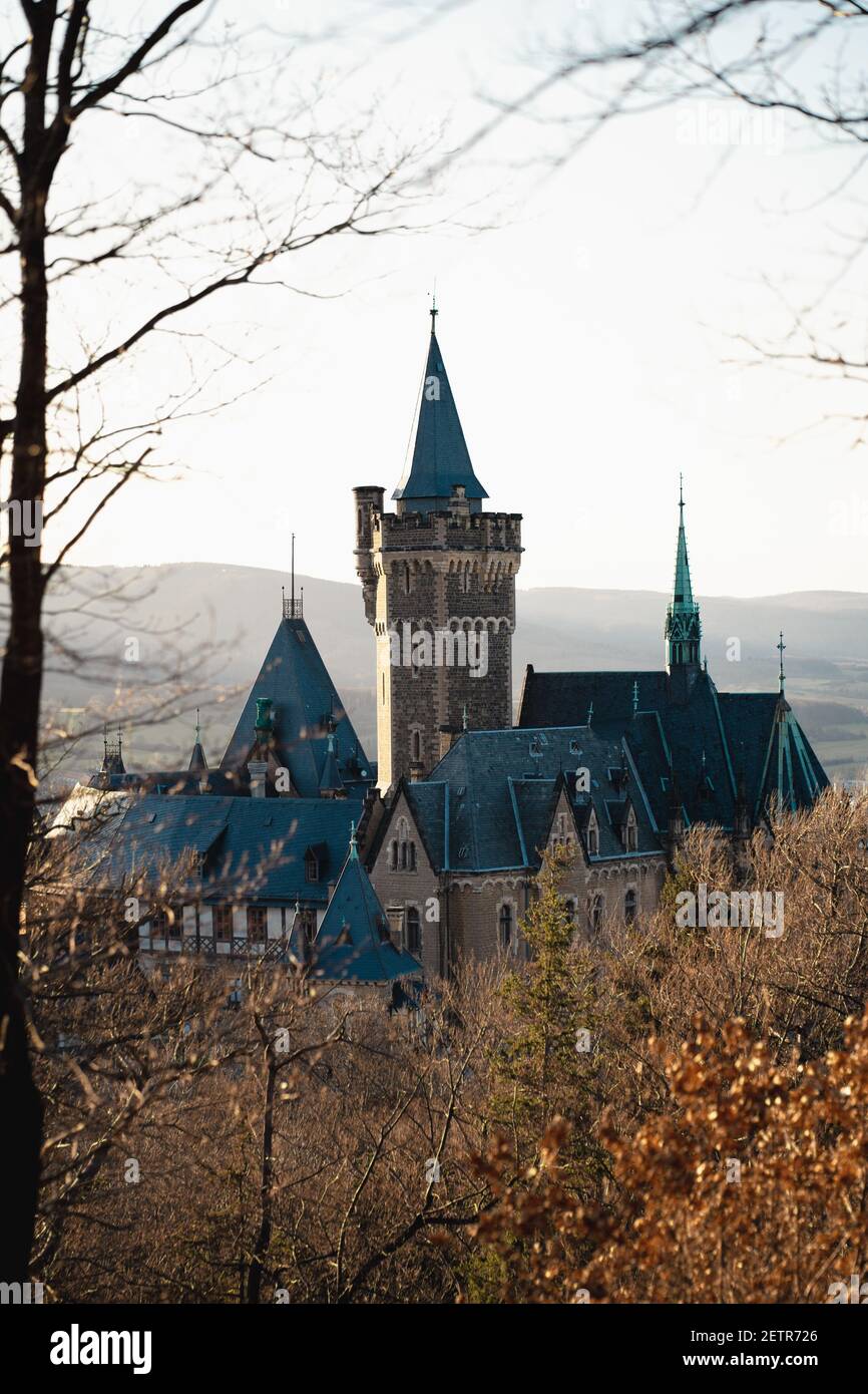 Wernigerode castle snow hi-res stock photography and images - Alamy