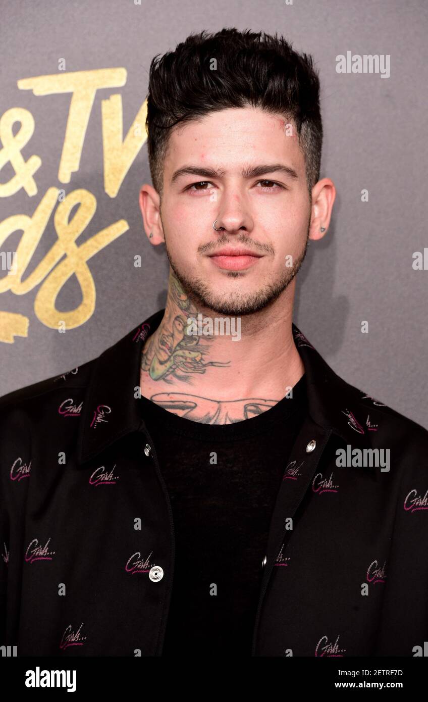 LOS ANGELES, CA May 7 Travis Mills attends the 2017 MTV Movie & TV Awards at the Shrine