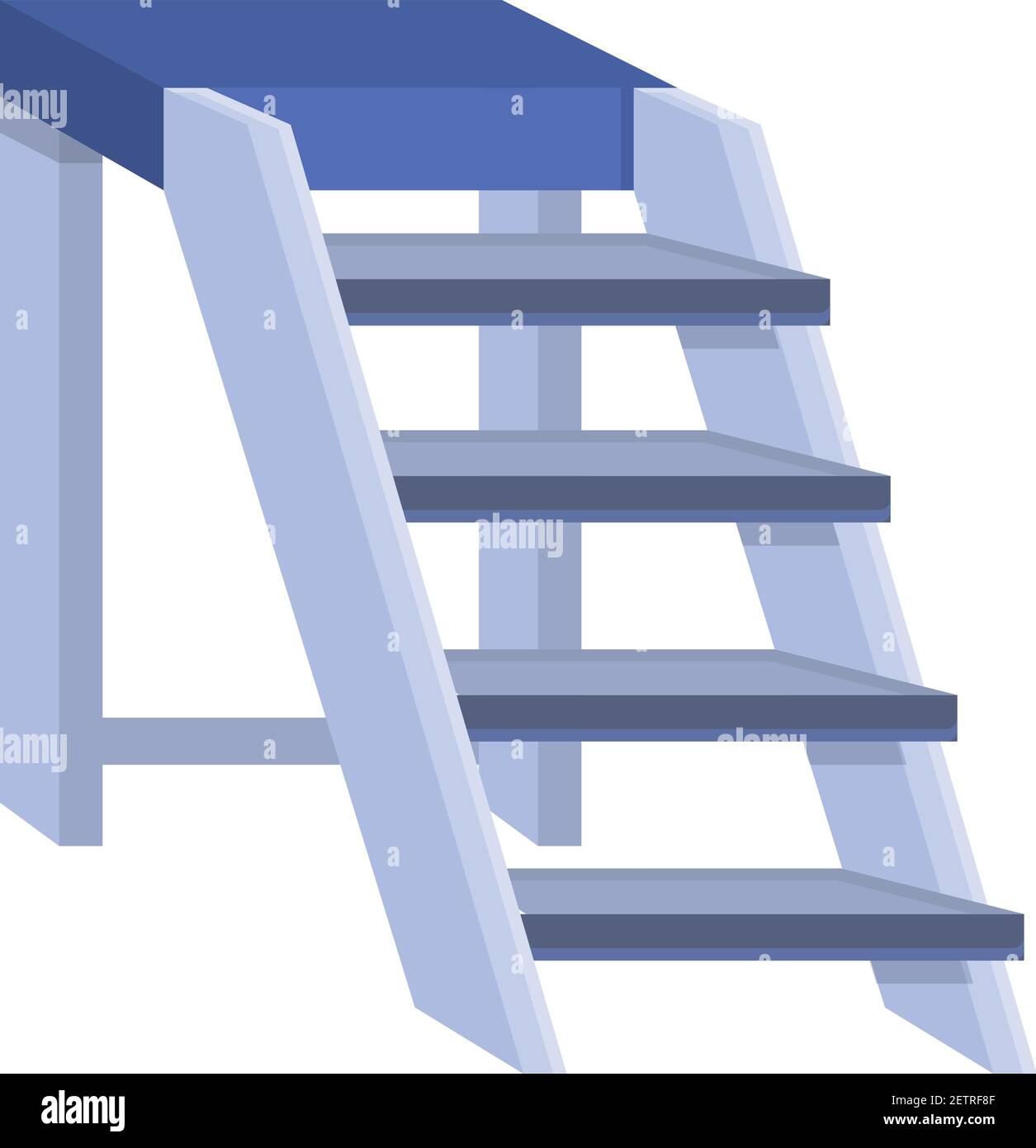 Safe ladder icon. Cartoon of safe ladder vector icon for web design ...