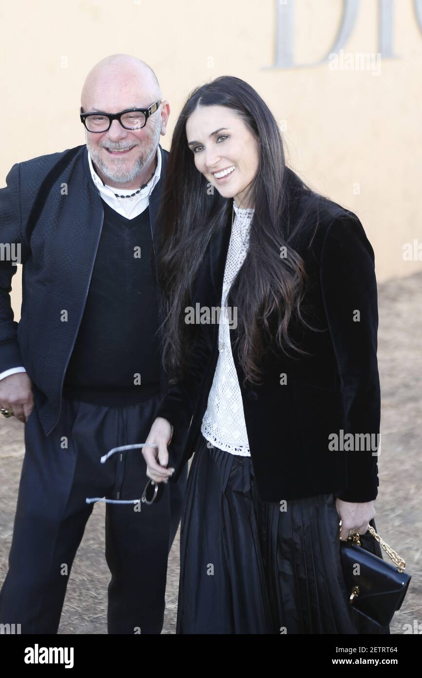 Demi Moore and Eric Buterbaugh at the Christian Dior Cruise 2018 Runway