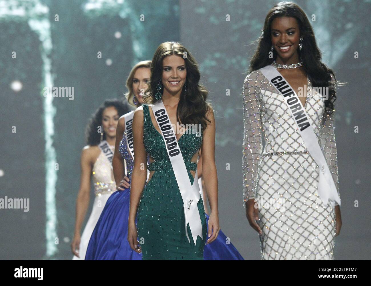 Miss Colorado USA, Sabrina Janssen and Miss California USA, India